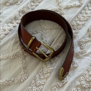 Madewell brown leather belt
